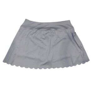 NWT MARLEYLILLY Gray Scalloped Skort! sporty summer pickleball active